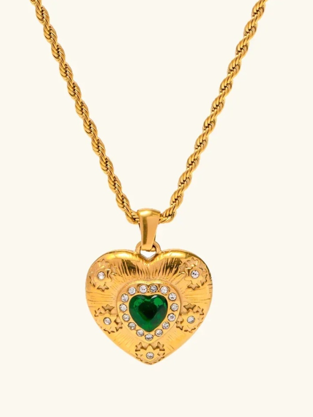 CAELUS GOLD HEART NECKLACE